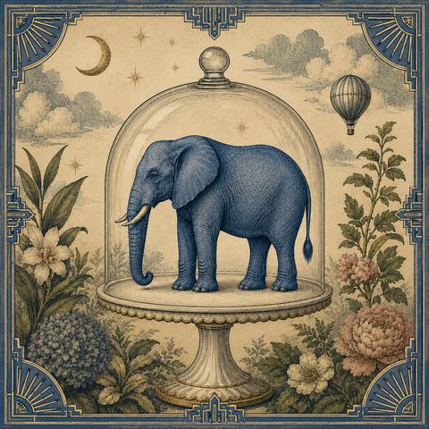 MUSE MATCHES Blue Elephant