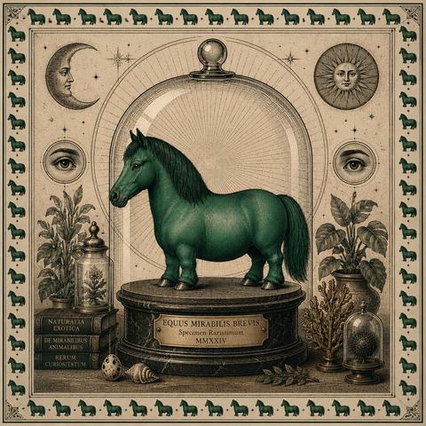 MUSE MATCHES Green Horse